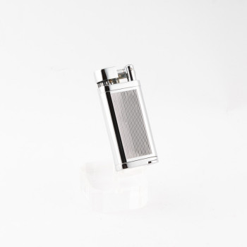 ACCENDINO LUBINSKI PER PIPA PROFESSOR - CROMO LINEE VERTICALI CON PIGINO