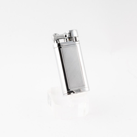 ACCENDINO LUBINSKI PER PIPA PROFESSOR - CROMO LINEE DIAGONALI CON PIGINO