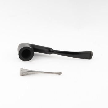 PIPA MY WAY LADY PIPE LISCIA NERA BENT DUBLIN