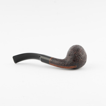 PIPA SASIENI FOUR DOT RUFF ROOT DARK SANDBLAST FULL BENT APPLE