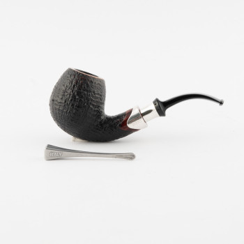 PIPA RODATA STANWELL PIPA DELL’ANNO 2000 MILLENNIUM PIPE BENT APPLE - SPIGOT ARGENTO