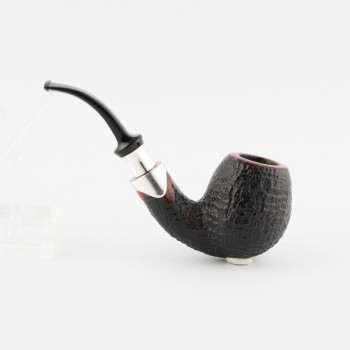 PIPA RODATA STANWELL PIPA DELL’ANNO 2000 MILLENNIUM PIPE BENT APPLE - SPIGOT ARGENTO