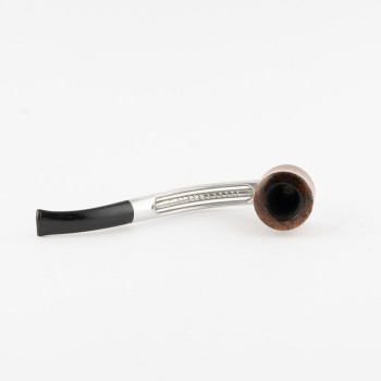 PIPA RODATA FALCON AN6 FULL BENT BILLIARD - CANNELLO E BASE METALLO