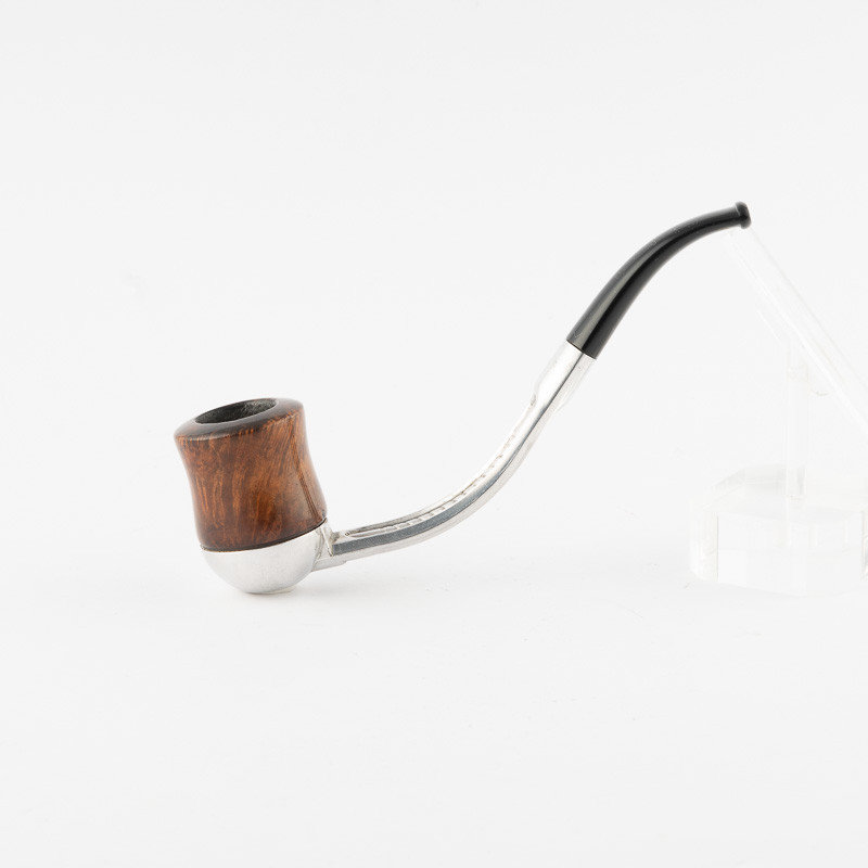 PIPA RODATA FALCON AN6 FULL BENT BILLIARD - CANNELLO E BASE METALLO