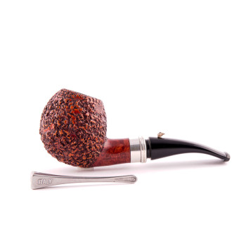 PIPA L'ANATRA RUSTICATA BENT APPLE - VERA ARGENTO