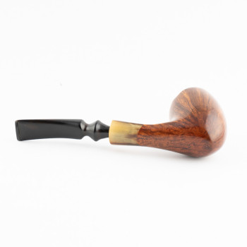 PIPA RODATA SAVINELLI NONPAREIL 9408 BENT EGG PICKAXE RIM BARKTOP - INSERTO CORNO