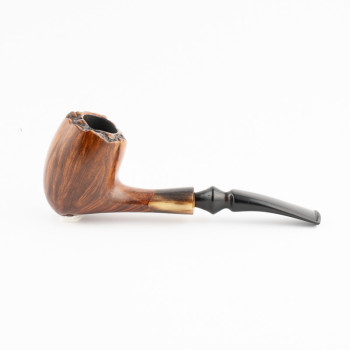 PIPA RODATA SAVINELLI NONPAREIL 9408 BENT EGG PICKAXE RIM BARKTOP - INSERTO CORNO