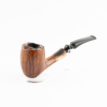 PIPA RODATA SAVINELLI NONPAREIL 9408 BENT EGG PICKAXE RIM BARKTOP - INSERTO CORNO