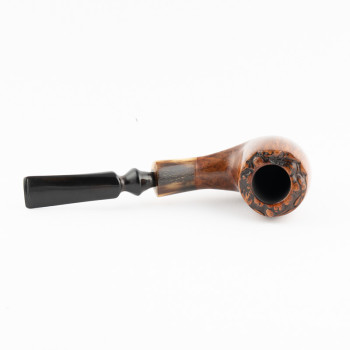 PIPA RODATA SAVINELLI NONPAREIL 9408 BENT EGG PICKAXE RIM BARKTOP - INSERTO CORNO
