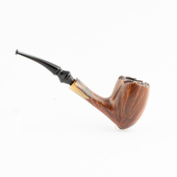 PIPA RODATA SAVINELLI NONPAREIL 9408 BENT EGG PICKAXE RIM BARKTOP - INSERTO CORNO