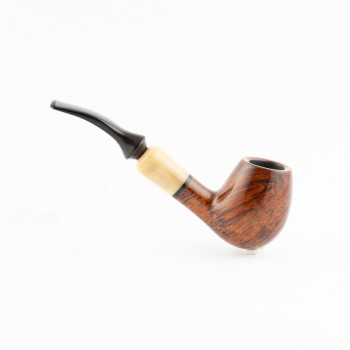 PIPA RODATA BUTZ CHOQUIN MAÎTRE PIPIER DE LUXE FAIT MAIN BENT APPLE - INSERTO CORNO