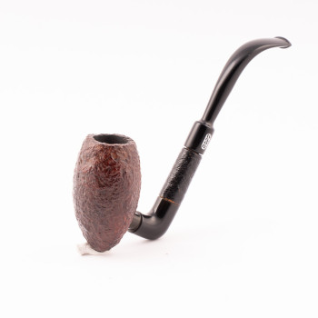 PIPA RODATA ROPP FULL BENT EGG - CANNELLO RIVESTITO PARZ. CUOIO